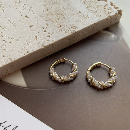 Luxury S925 Pearl Drop Earrings
