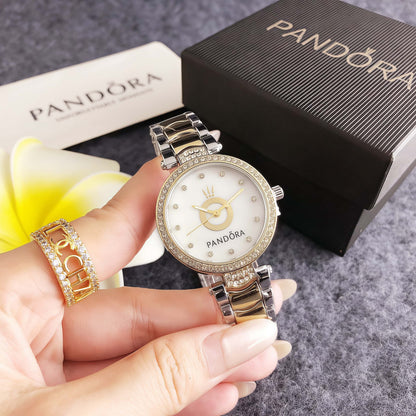 Luxury Gold Crystal Bracelet Watch