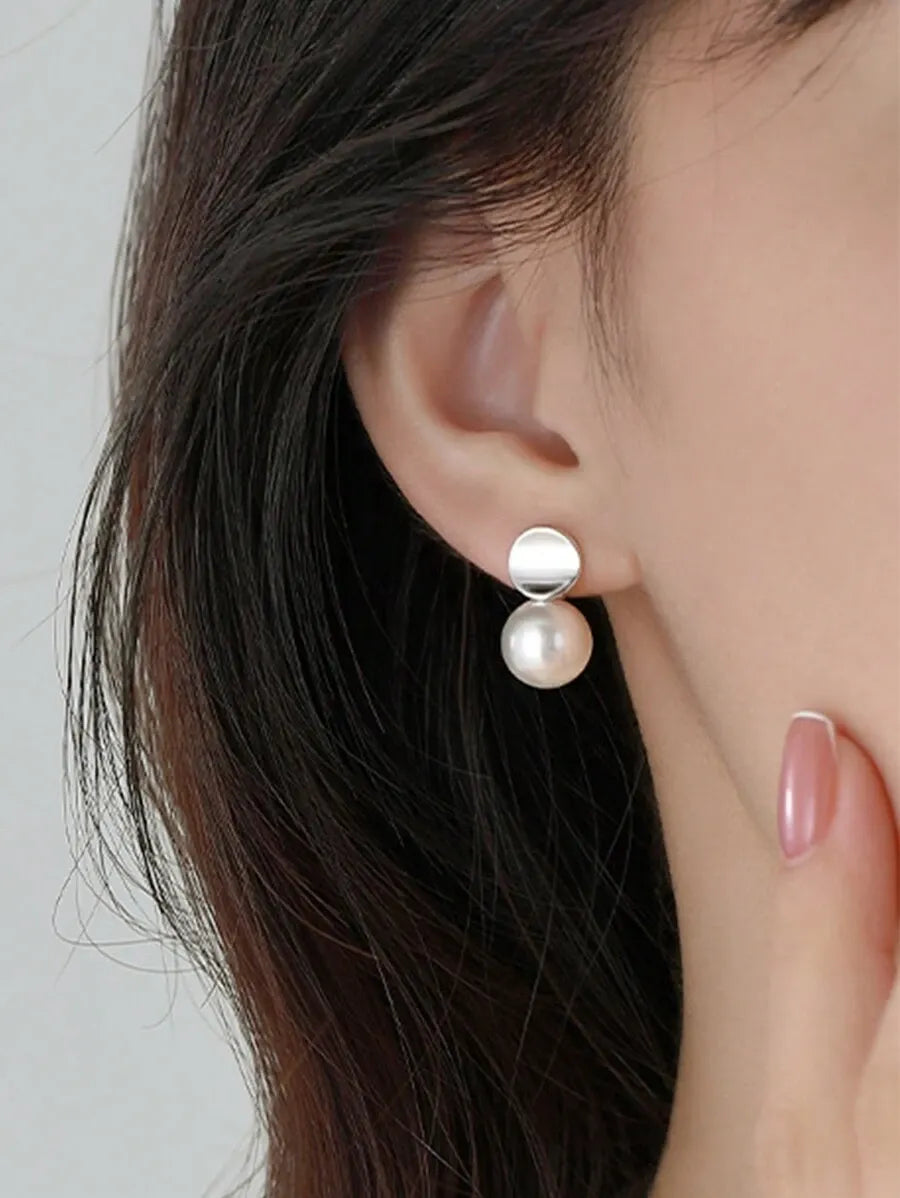 Elegant 925 Silver Sparkle Earrings