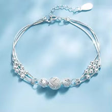 Elegant 925 Silver Bracelet Set