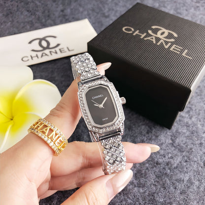 Luxury Gold Crystal Lattice Watch