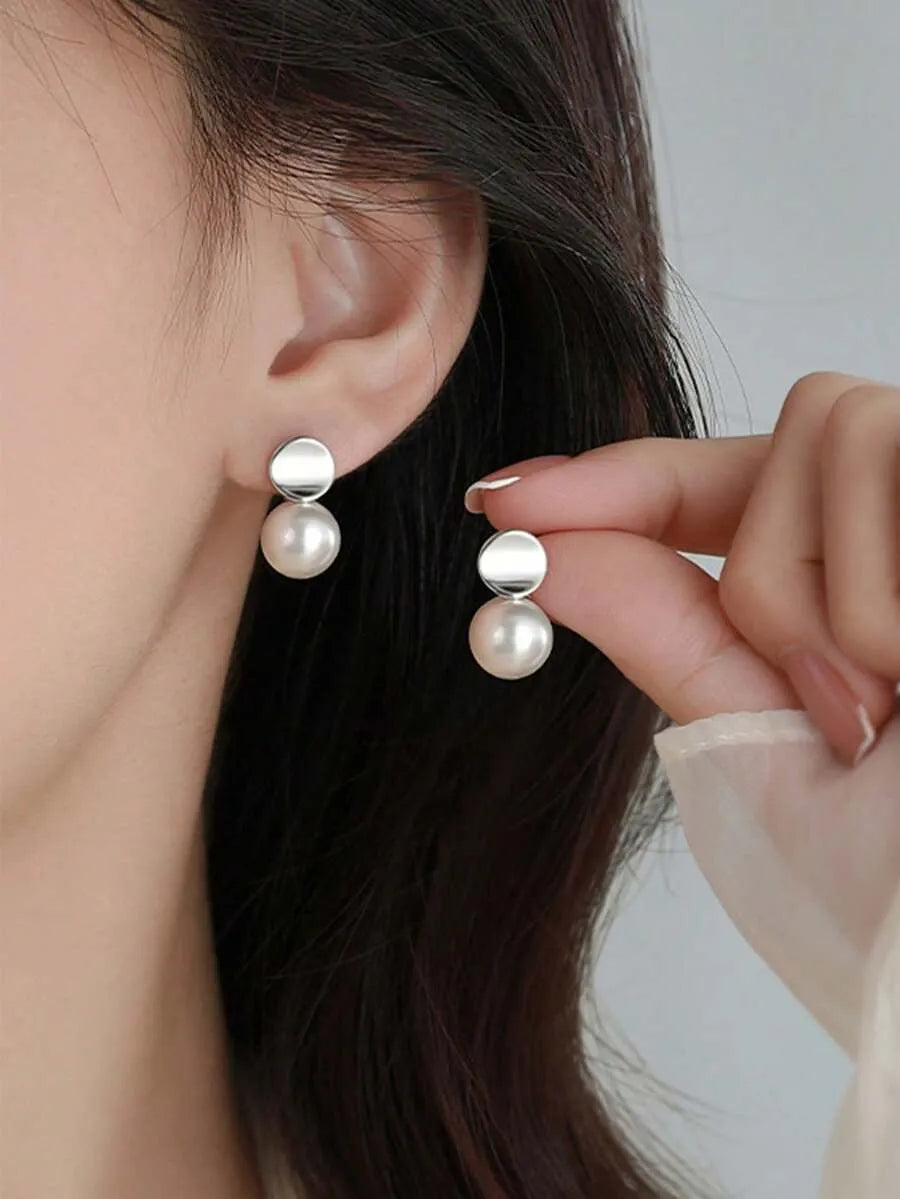 Elegant 925 Silver Sparkle Earrings