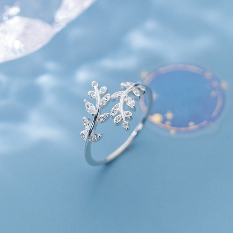 Luxury S925 Cherry Blossom Shell Ring