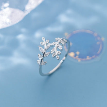 Luxury S925 Cherry Blossom Shell Ring