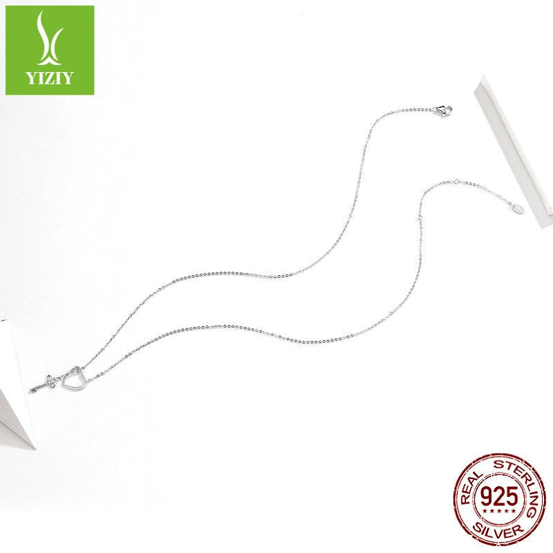 Luxury S925 Double Heart Necklace