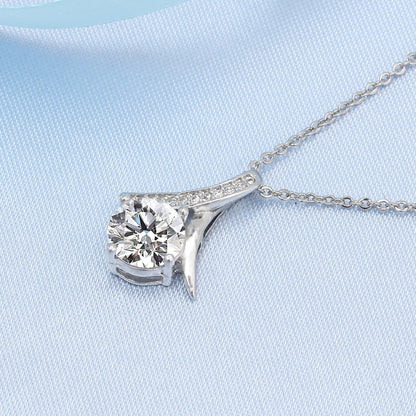 Luxury S925 Red Heart Zircon Necklace