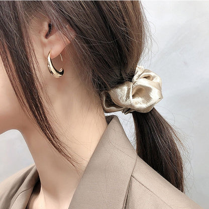 Luxury Gold Geometric Square Earrings