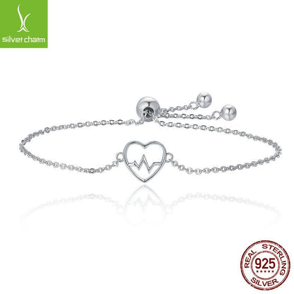 Luxury S925 Heartbeat Bracelet