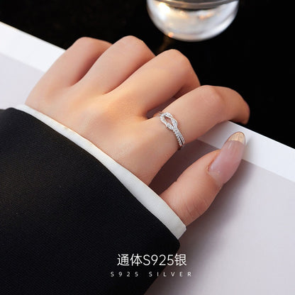 Luxury S925 Silver Geometric Ring