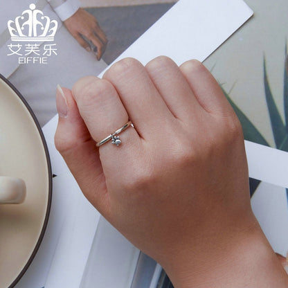Luxury S925 Hummingbird Leaf Ring