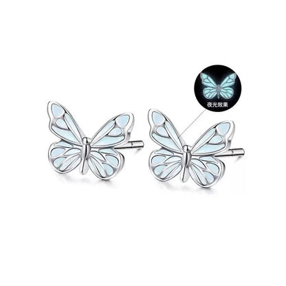 Luxury S925 Luminous Butterfly Jewelry Set