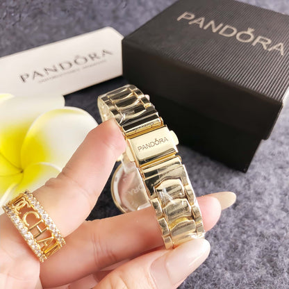 Luxury Gold Crystal Bracelet Watch