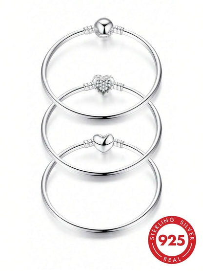 Elegant 925 Silver  Bracelet