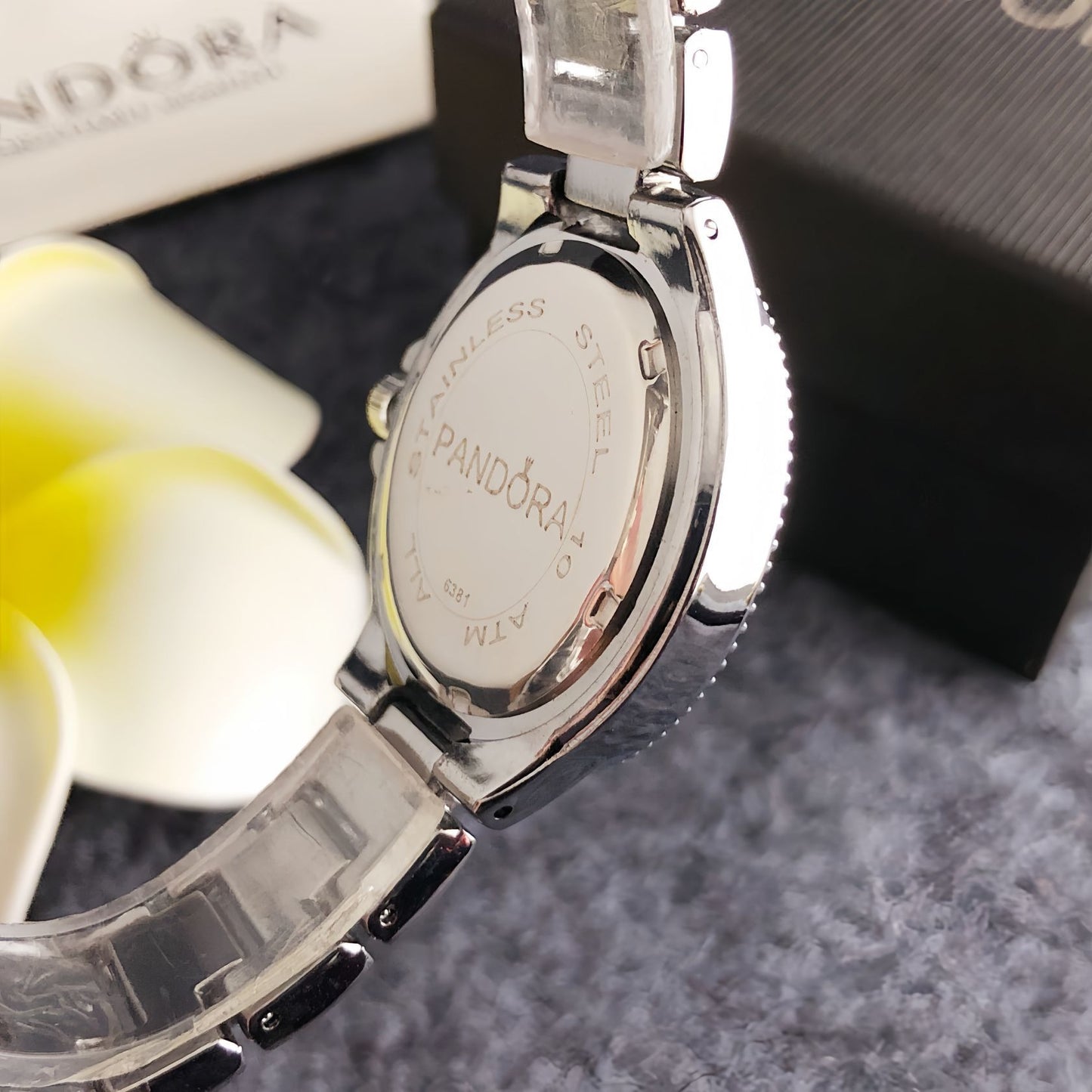 Luxury Silver Crystal Bracelet Watch