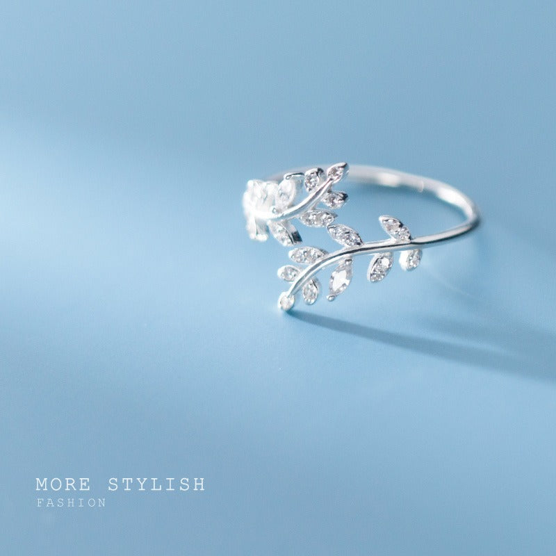 Luxury S925 Cherry Blossom Shell Ring