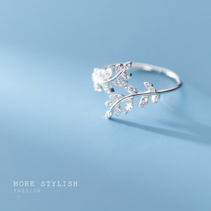 Luxury S925 Cherry Blossom Shell Ring