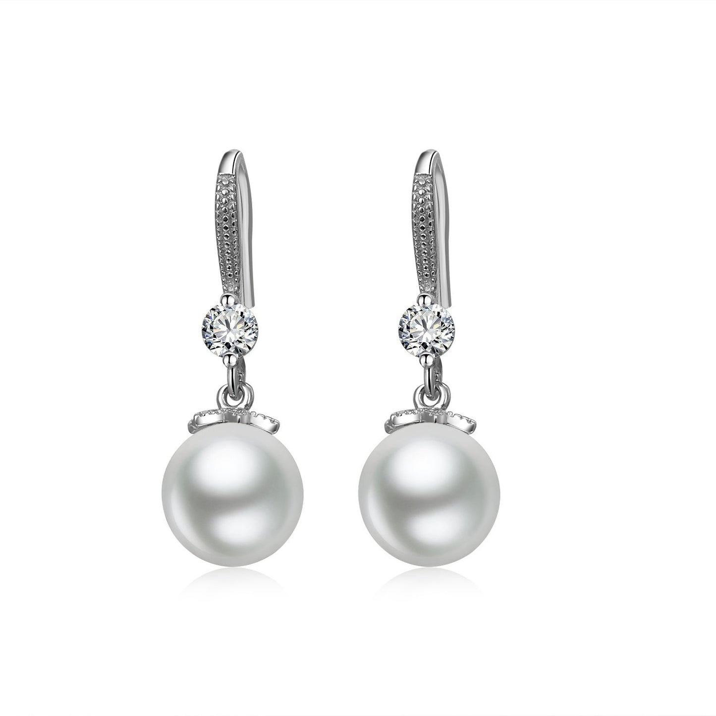 Luxury S925 Pearl Drop Earrings