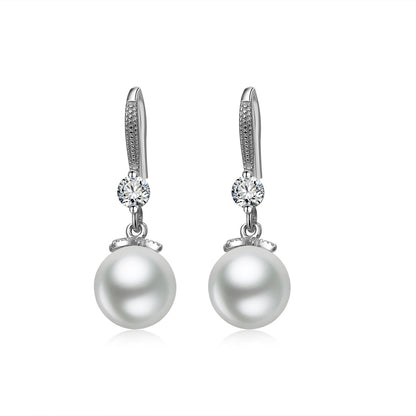 Luxury S925 Pearl Drop Earrings