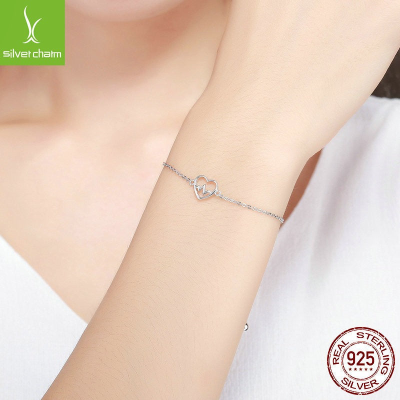 Luxury S925 Heartbeat Bracelet