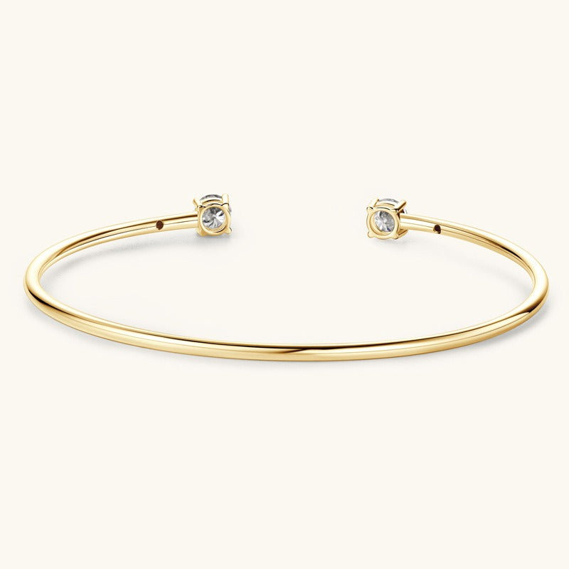 Luxury S925 Moissanite Open Bracelet