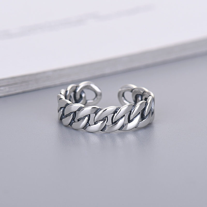 Luxury S925 Rotating Bead Ring