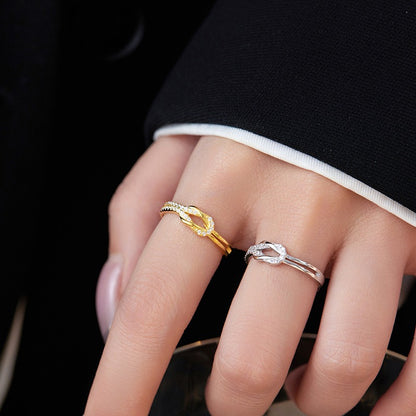 Luxury S925 Silver Geometric Ring