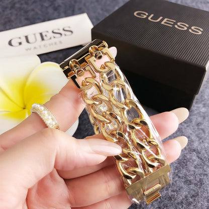 Luxury Gold Link Bracelet Watch