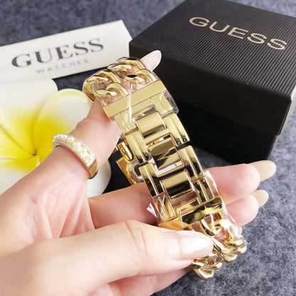 Luxury Gold Link Bracelet Watch
