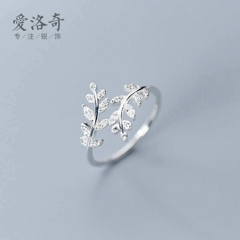 Luxury S925 Cherry Blossom Shell Ring