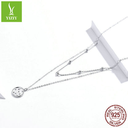Luxury S925 Layered Celestial Necklace