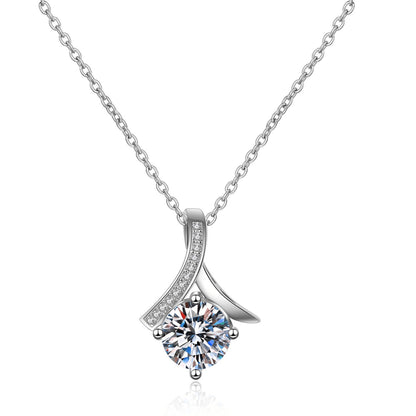 Luxury S925 Red Heart Zircon Necklace