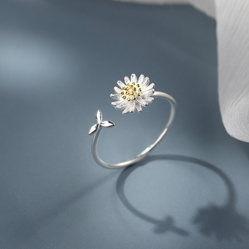 Luxury S925 Cherry Blossom Shell Ring