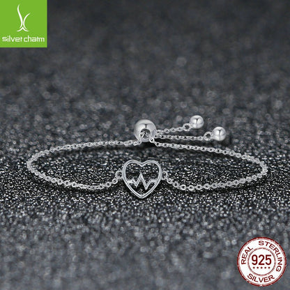 Luxury S925 Heartbeat Bracelet