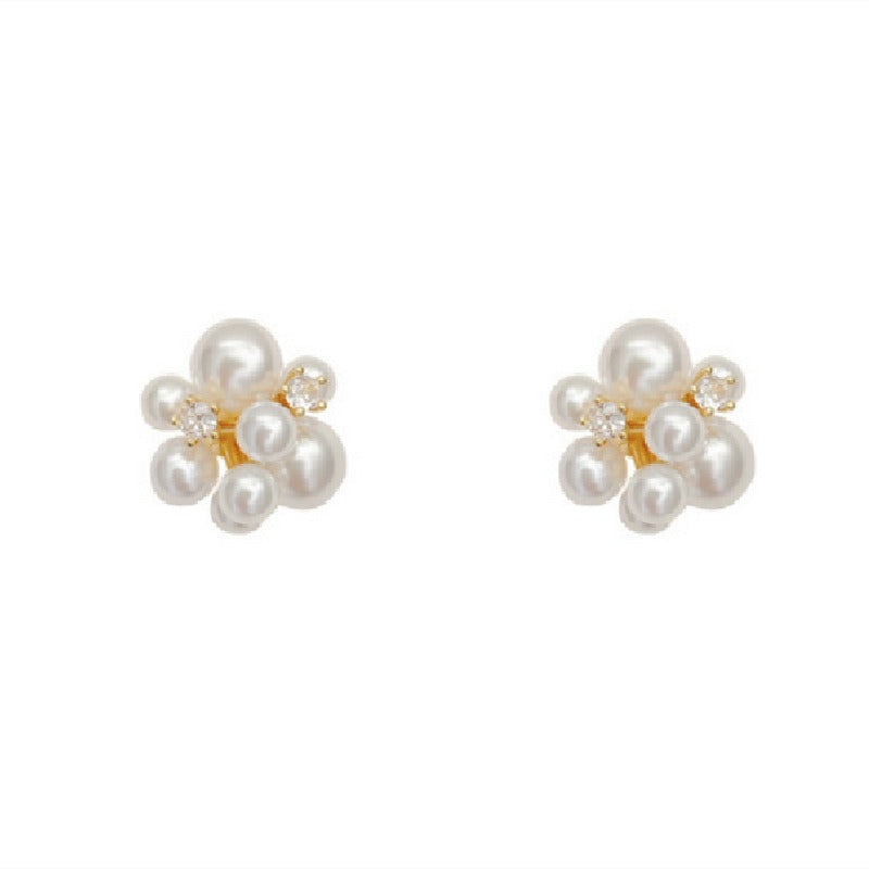 Luxury S925 Freshwater Pearl Stud Earrings