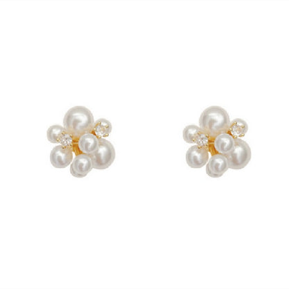 Luxury S925 Freshwater Pearl Stud Earrings