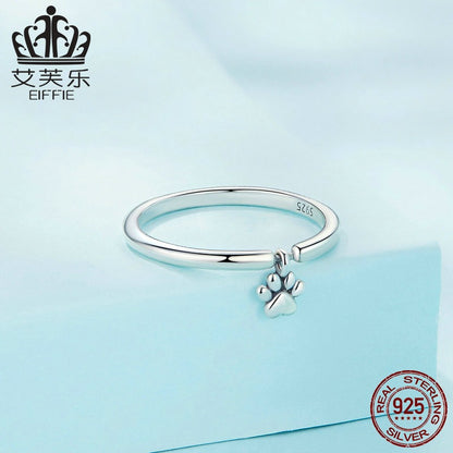 Luxury S925 Hummingbird Leaf Ring