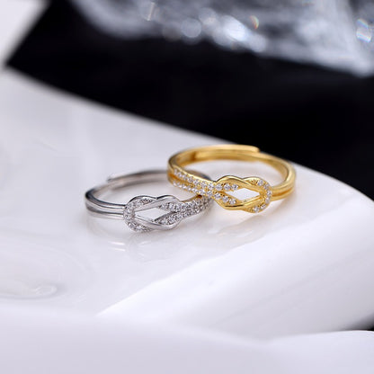 Luxury S925 Silver Geometric Ring