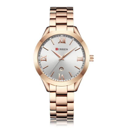 Luxury Silver Geometric Watch