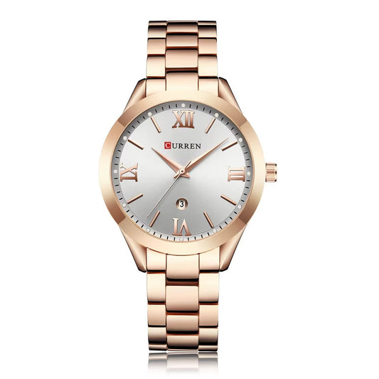 Luxury Silver Geometric Watch