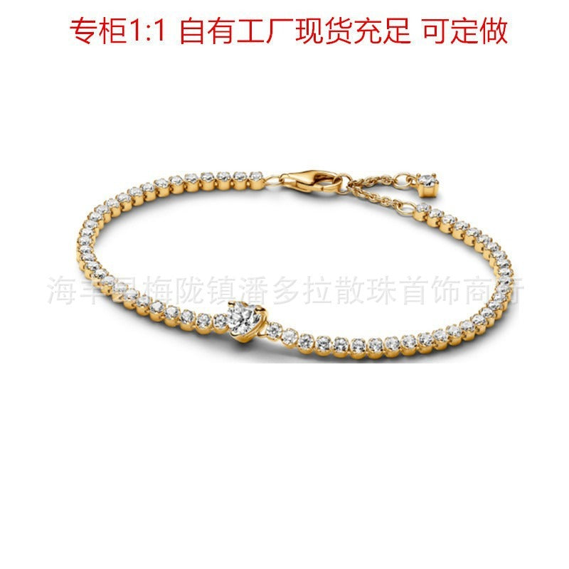 Luxury S925 Clover Zirconia Bracelet