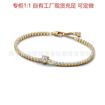 Luxury S925 Clover Zirconia Bracelet