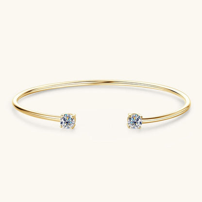 Luxury S925 Moissanite Open Bracelet
