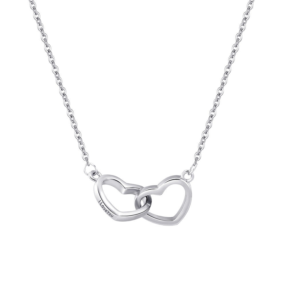 Luxury S925 Double Heart Necklace