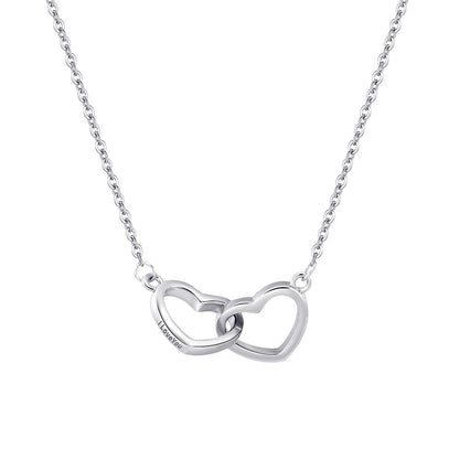 Luxury S925 Double Heart Necklace