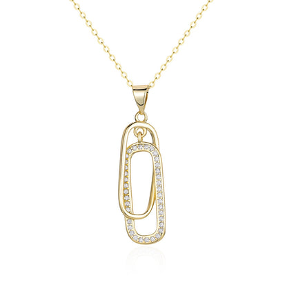 Luxury S925 Double Link Pendant Necklace