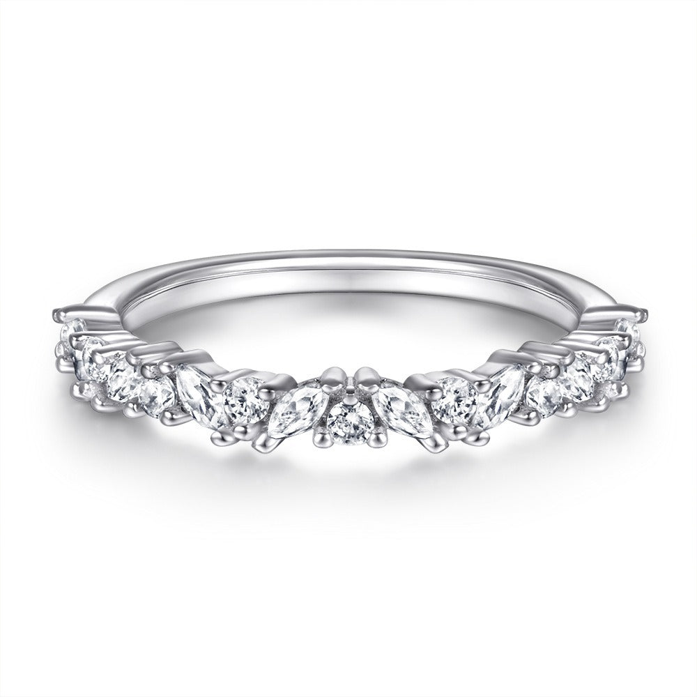 Luxury S925 Zirconia Flower Ring