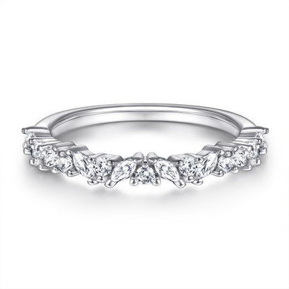 Luxury S925 Zirconia Flower Ring