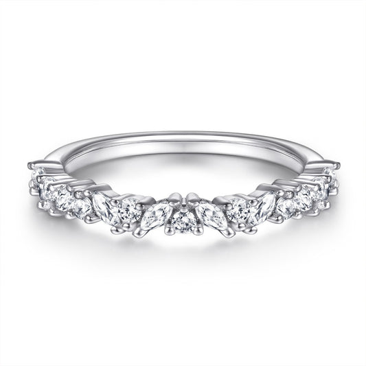 Luxury S925 Zirconia Flower Ring