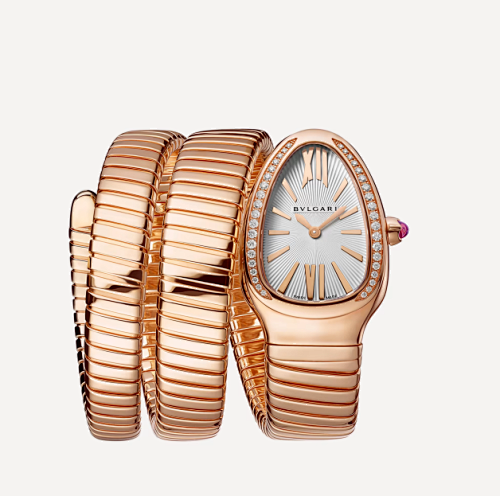 Luxury Two-Tone Serpent Bracelet Watch