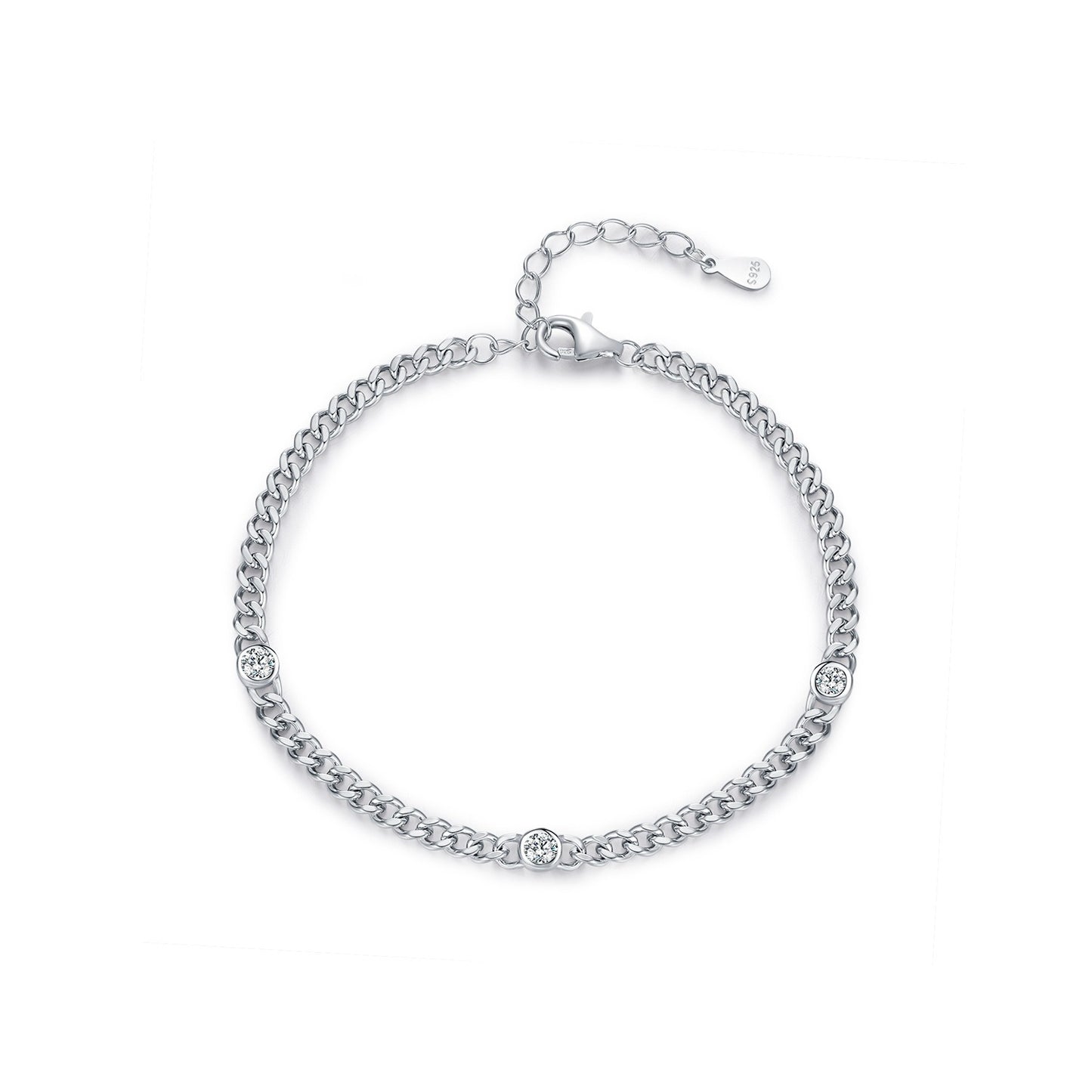 Luxury S925 Clover Zirconia Bracelet